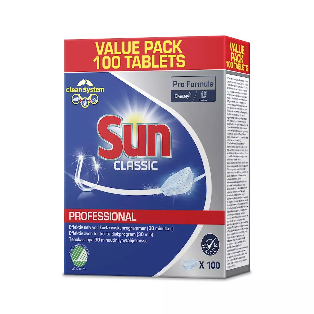 Sun Pro Formula 100949339, Classic astianpesutabletti 100kpl, image 1