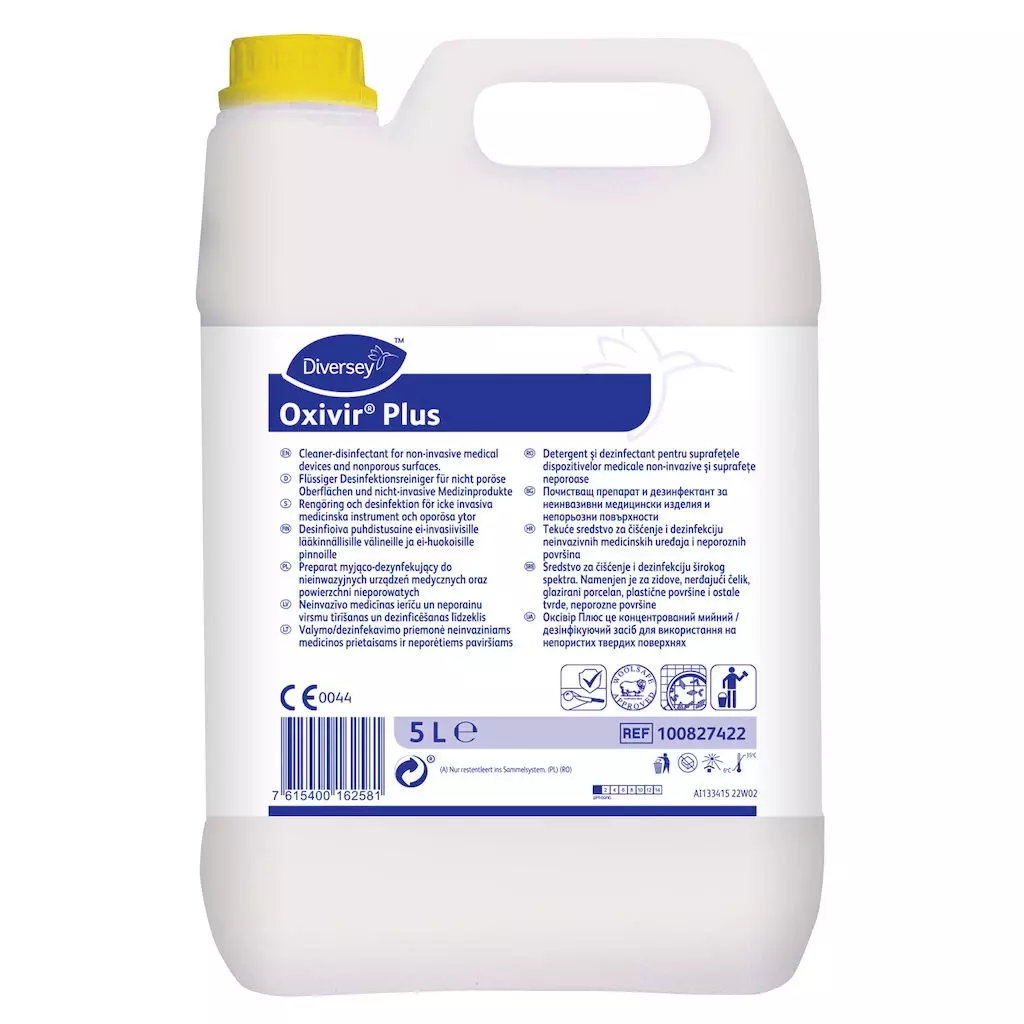 Oxivir 100827422, Plus 5L - Desinficerande rengöringsmedel, image 1