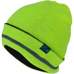 PRO FIT 230111, Reversible Beanie Black/Neon Yellow