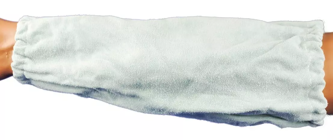 Fitzner Arbeitsschutz 920251, Armschoner Spaltleder, 35 cm, image 1