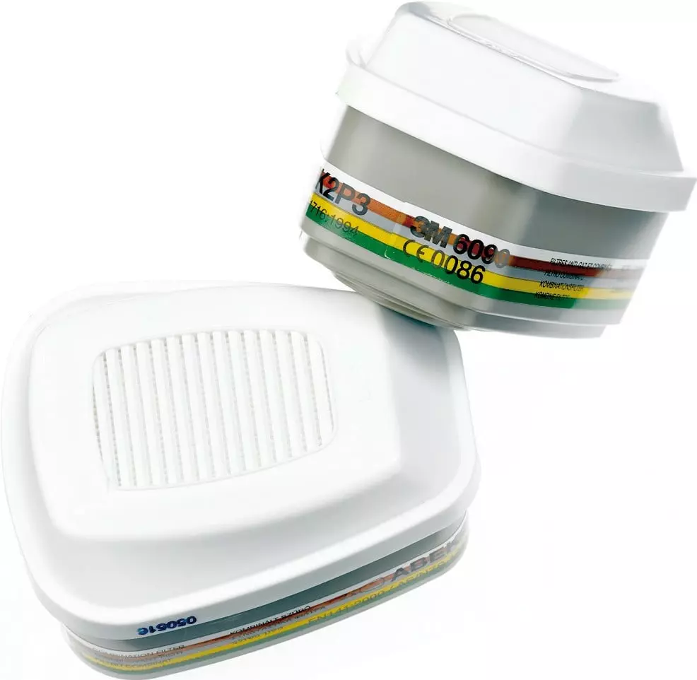 3M 6099, Gas and Combination Filter A2B2E2K2HgP3R Only for Full Face Masks of 6000 and 7000 Series, image 1, gallery thumbnail