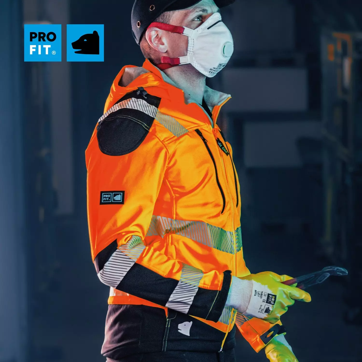 PRO FIT 981, High-visibility softshell jacket, image 10