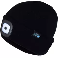 PRO FIT 220111, Beanie with Light, Black
