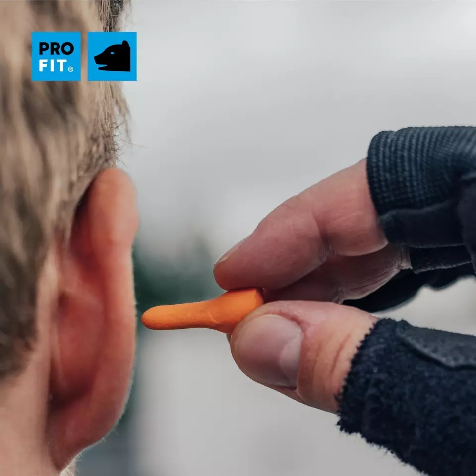 PRO FIT 183, Prosoft 38 Earplugs, Orange, image 7, gallery thumbnail