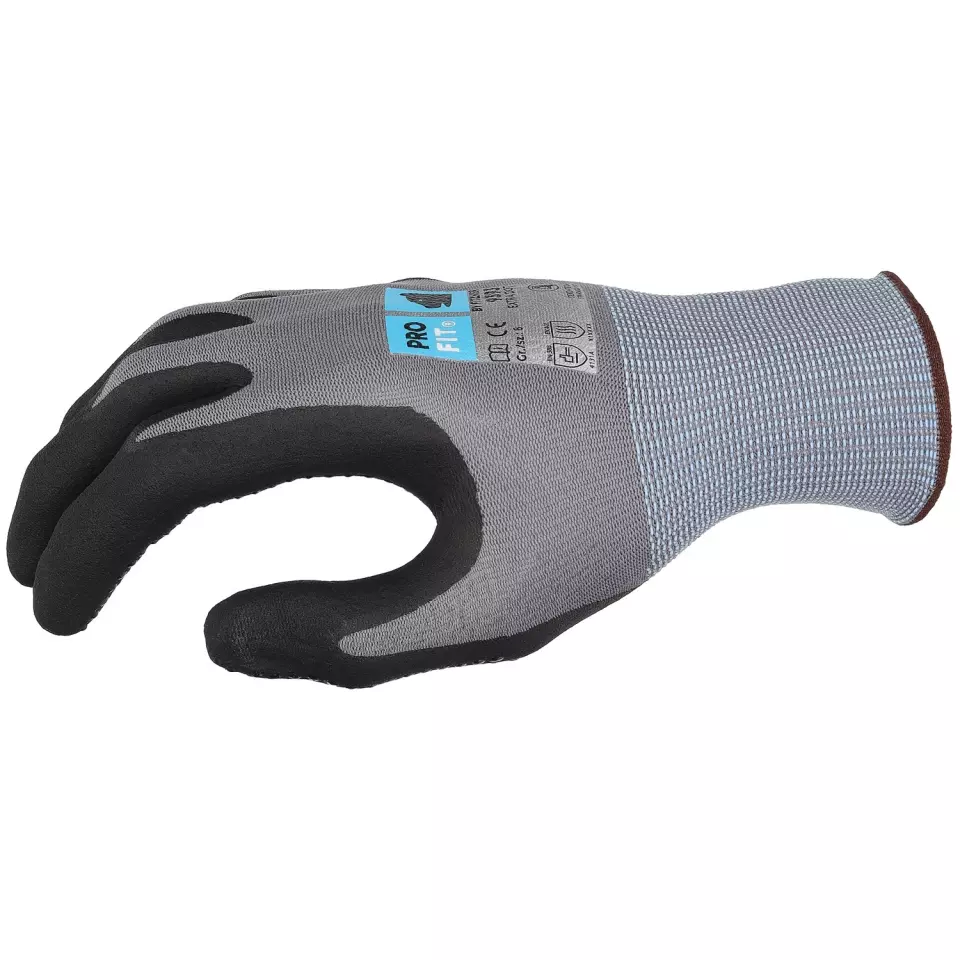 PRO FIT 9393, EXTRA PLUS Nitrile Foam Fine Knit Glove, image 2, gallery thumbnail