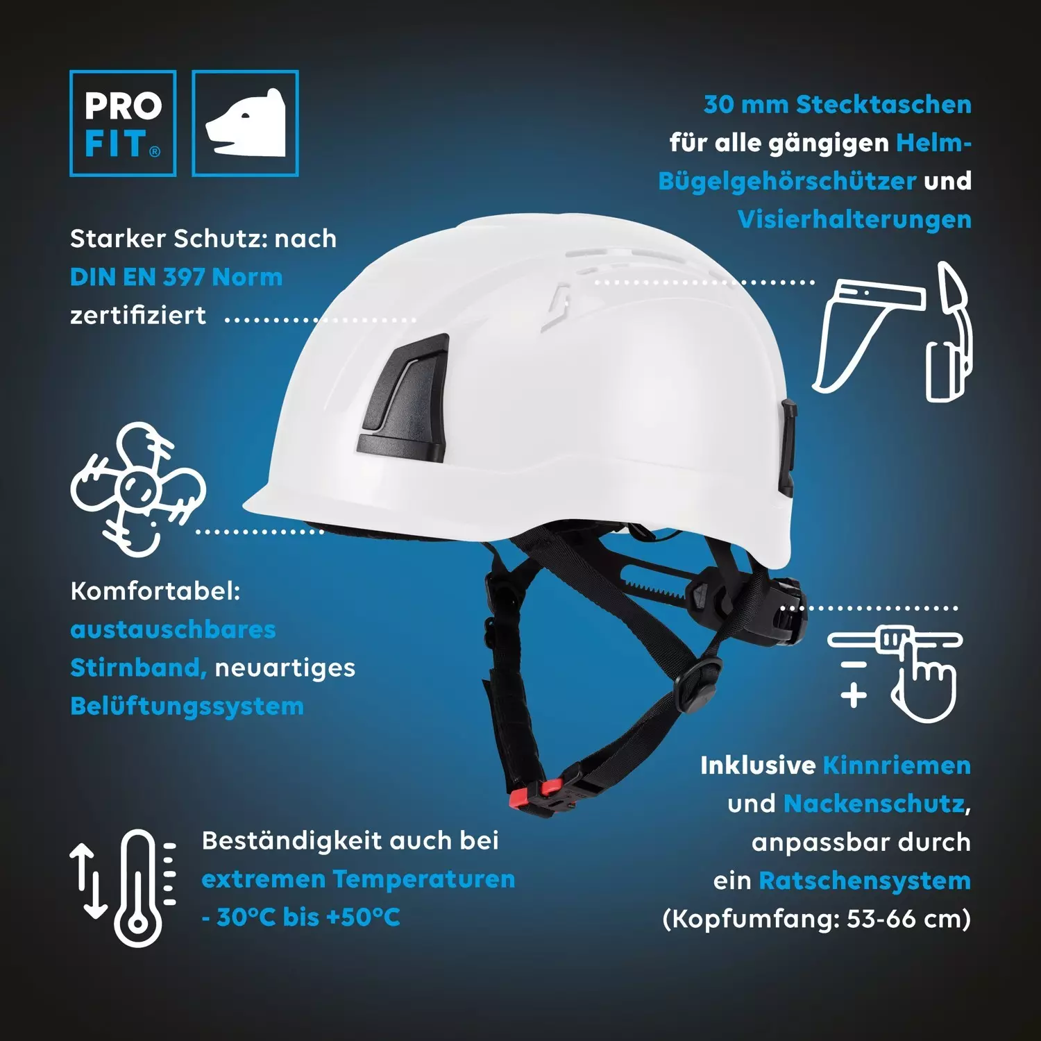 PRO FIT 156612, Pro Cap D!-Rock Schutzhelm, image 4