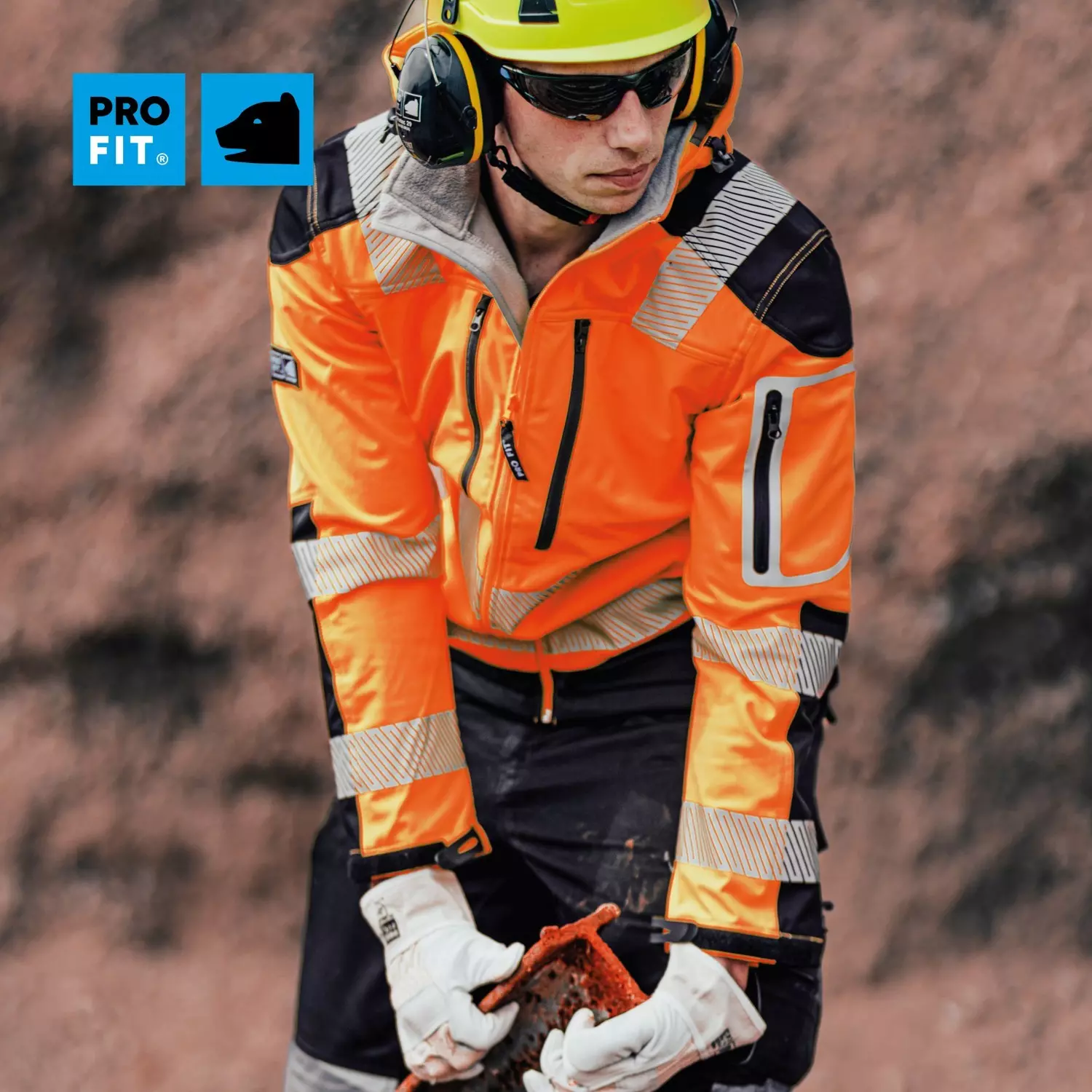 PRO FIT 981, High-visibility softshell jacket, image 6