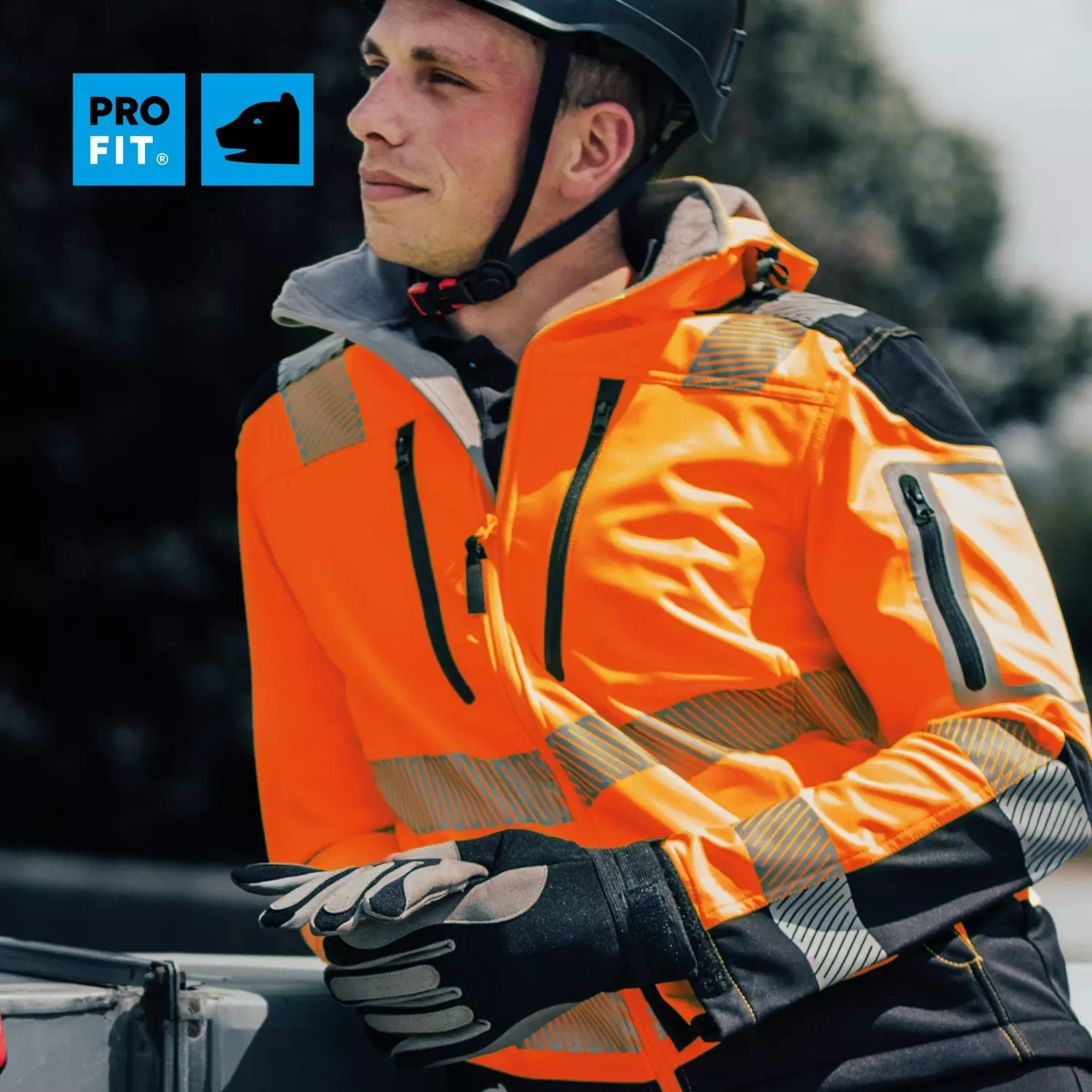 PRO FIT 981, High-visibility softshell jacket, image 5