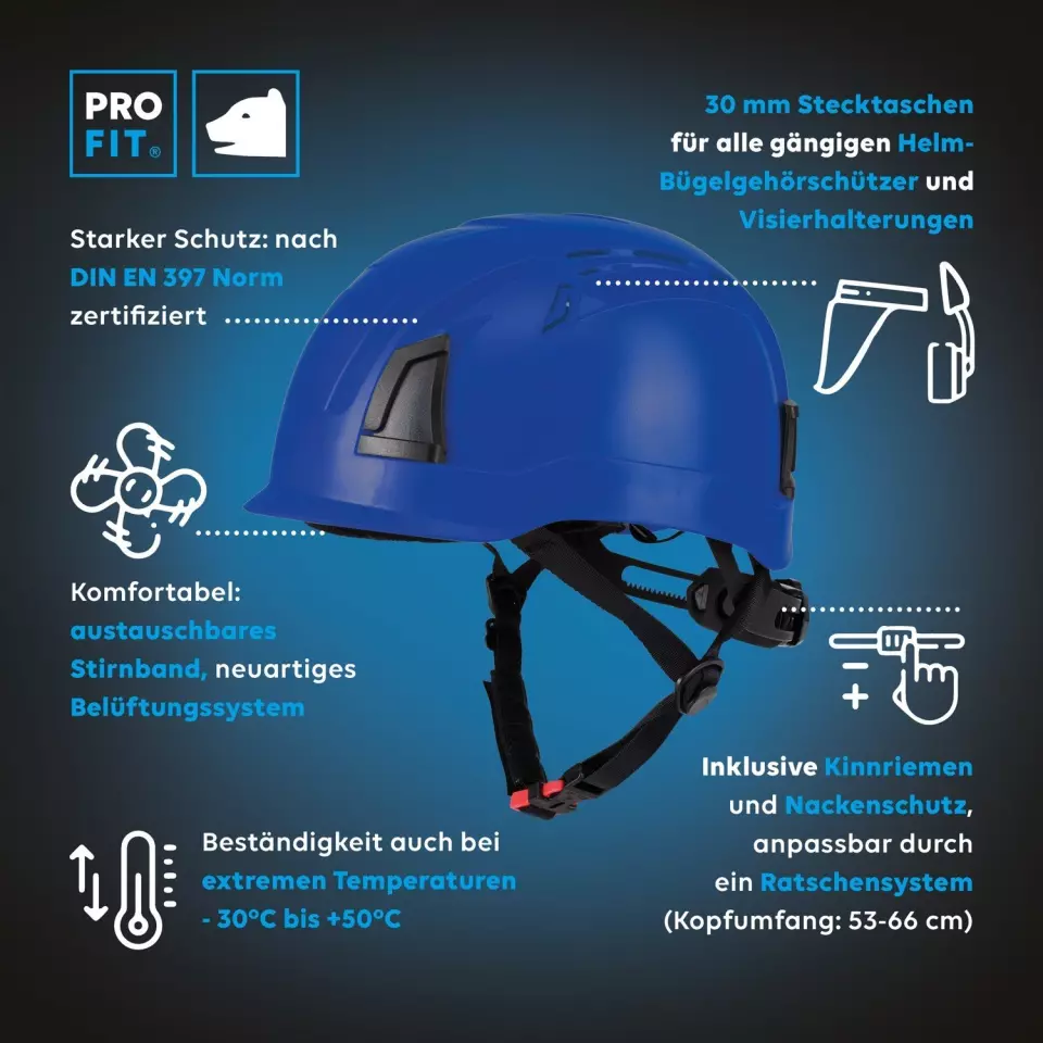 PRO FIT 156611, Pro Cap D!-Rock Safety Helmet, image 4, gallery thumbnail