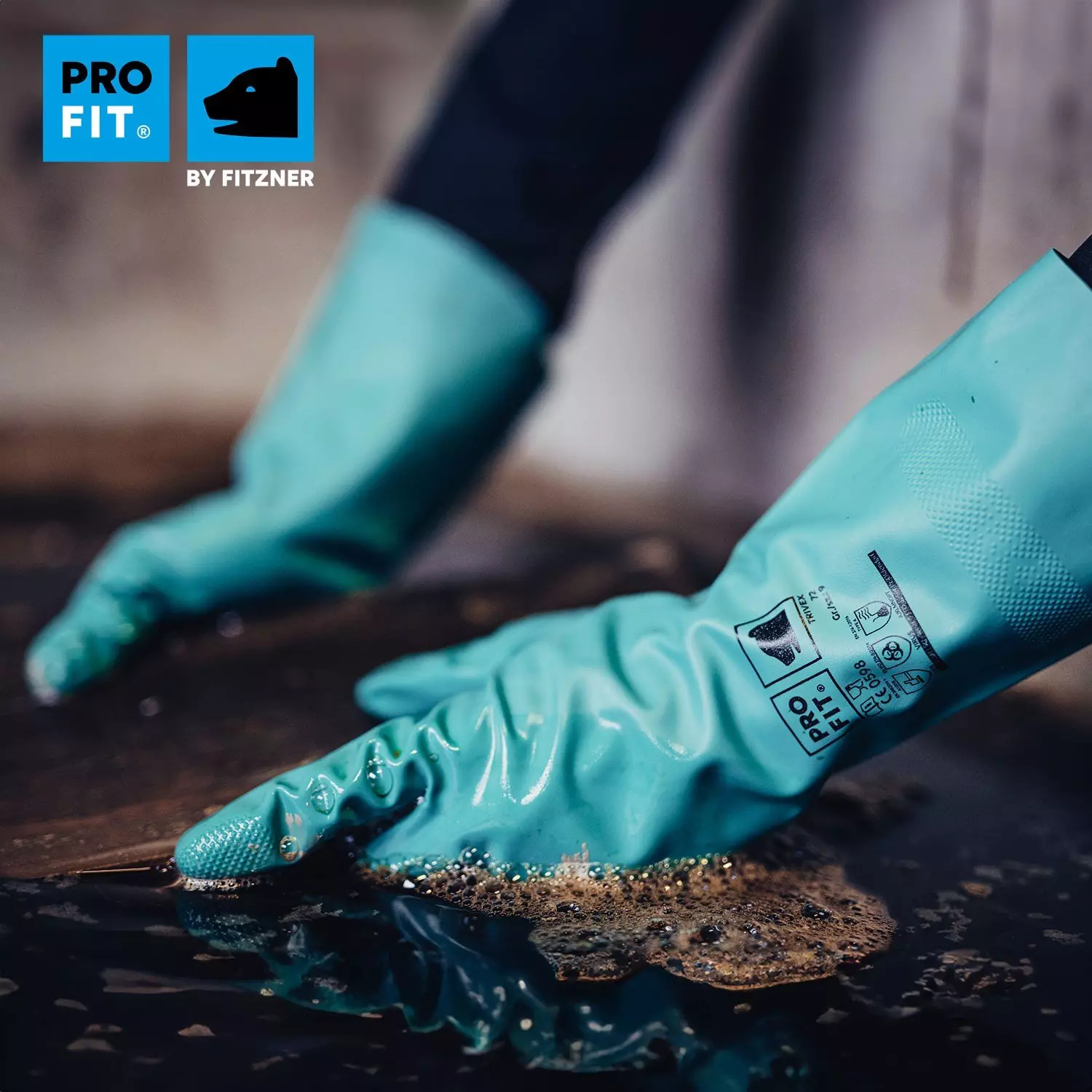 PRO FIT 72, Nitril Chemikalienschutzhandschuhe, image 4
