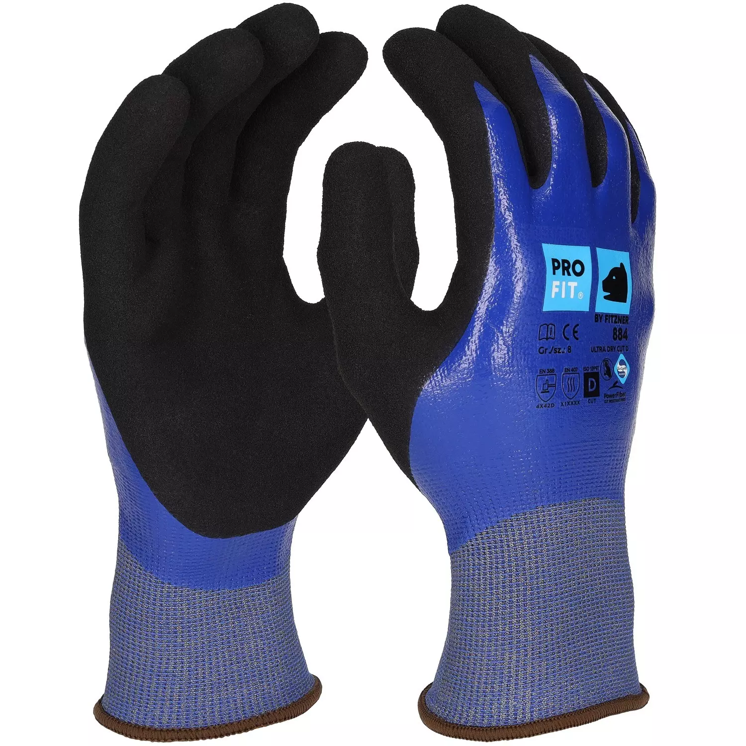 PRO FIT 884, Nitrile Cut Protection Glove, image 1