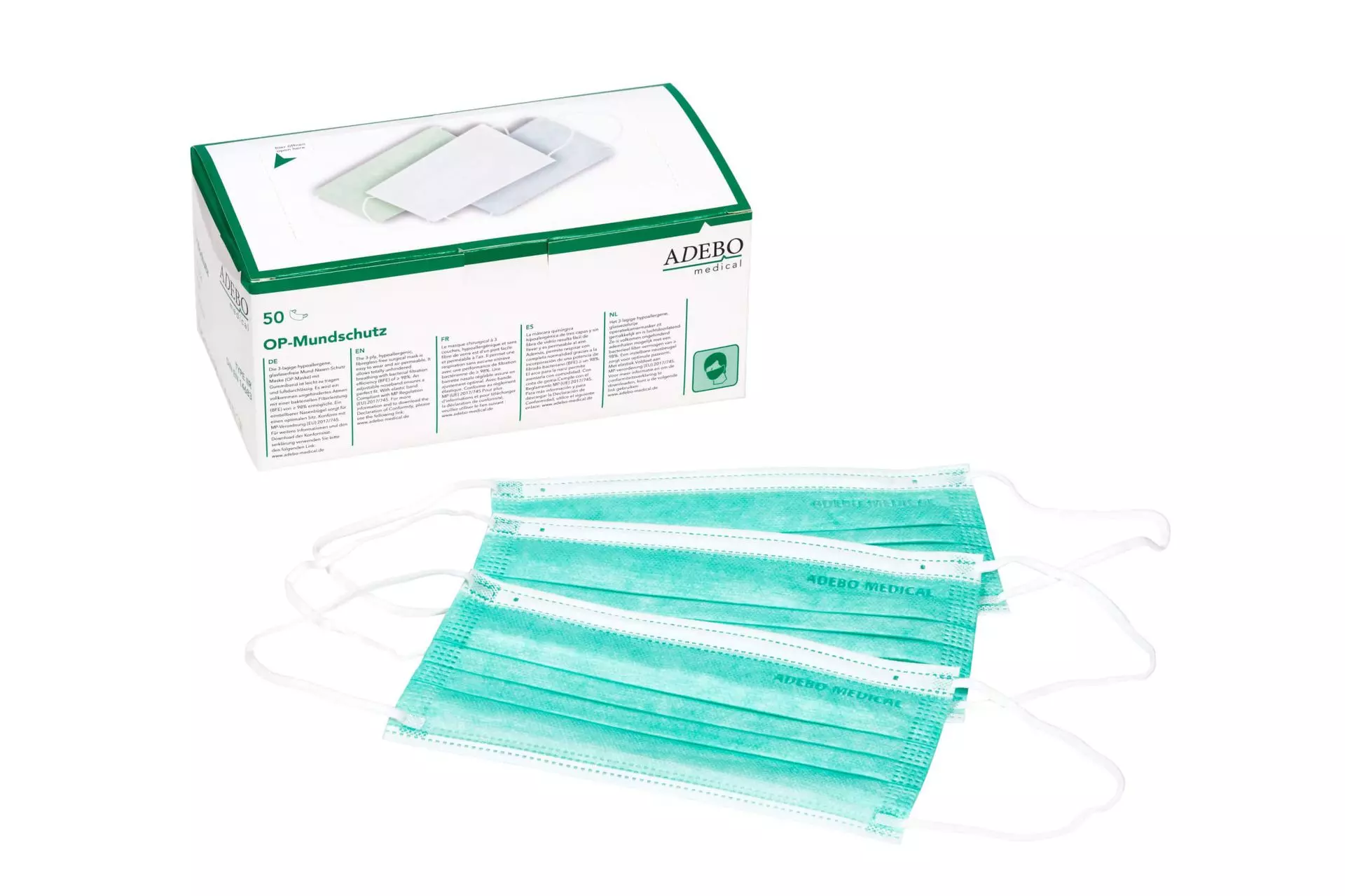 Adebo 10, Mundschutz 3 lagig, image 2