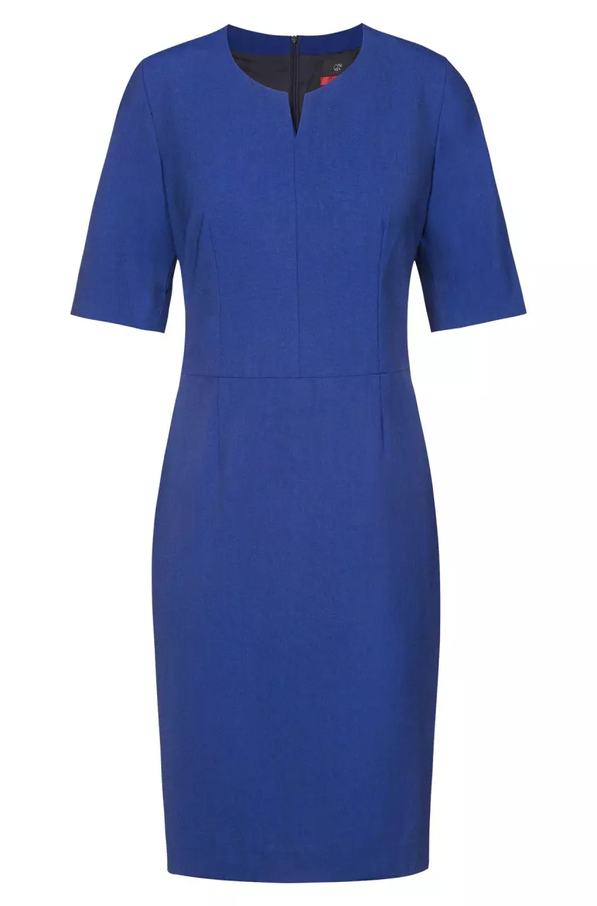 GREIFF 1071-666-126-2, Italienisches blaues Damenkleid Premium 50-52, image 1, gallery thumbnail