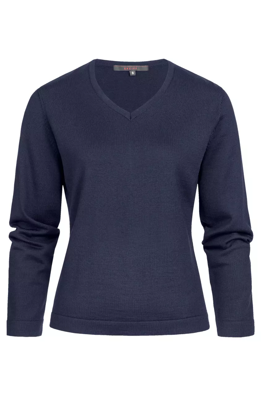GREIFF 6050-5050-21, Dunkelblauer Damen-Pullover, image 1, gallery thumbnail