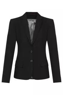 GREIFF 1456-666-110-2, Black Women's Blazer Comfort Fit Premium 50-52