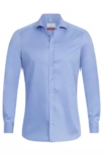 GREIFF 6760-1200-23, Keskisininen pitkähihainen miesten kauluspaita Slim Fit Premium