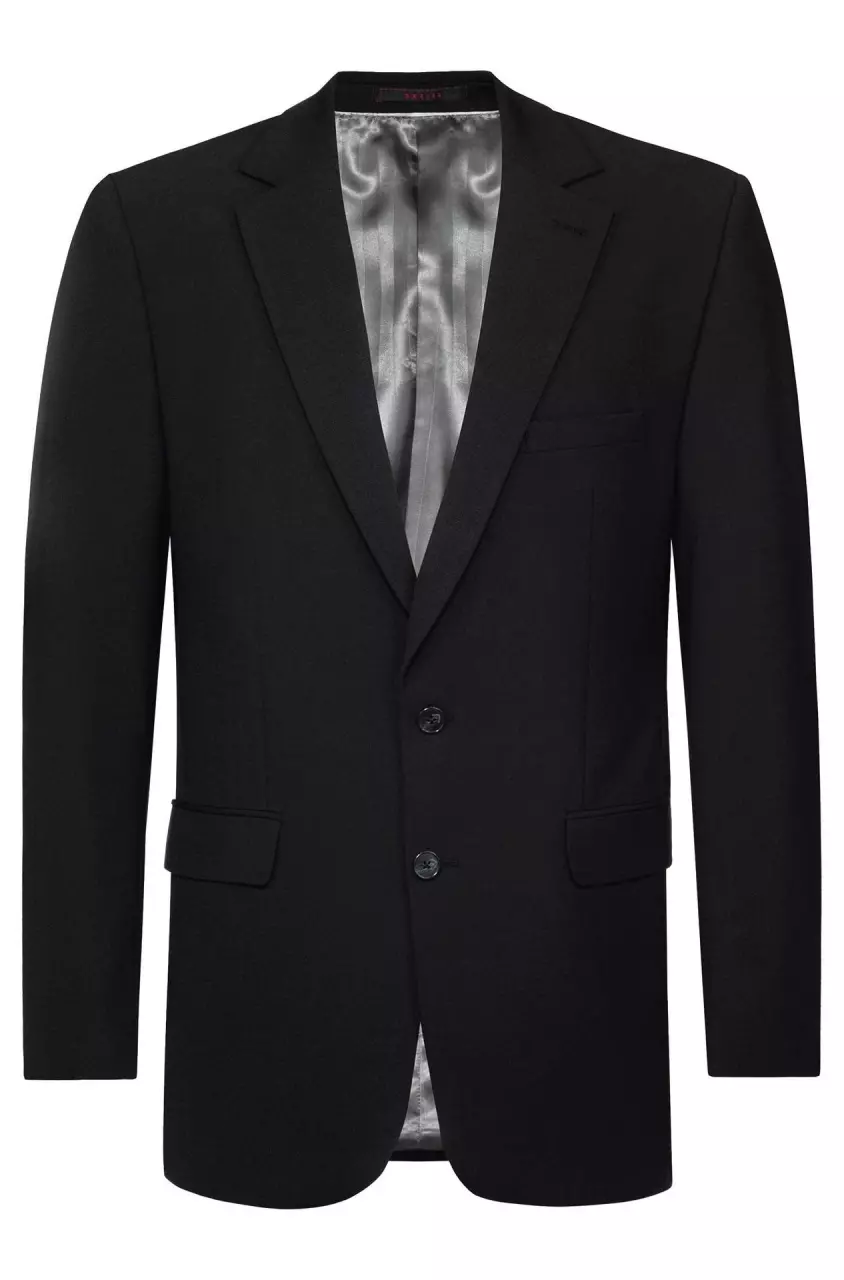 GREIFF 1143-666-110, Black Men's Jacket Comfort Fit Premium, image 1, gallery thumbnail