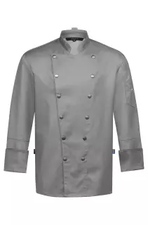 GREIFF 5592-6910-14, Denim Look Grey Chef's Jacket Denim Look