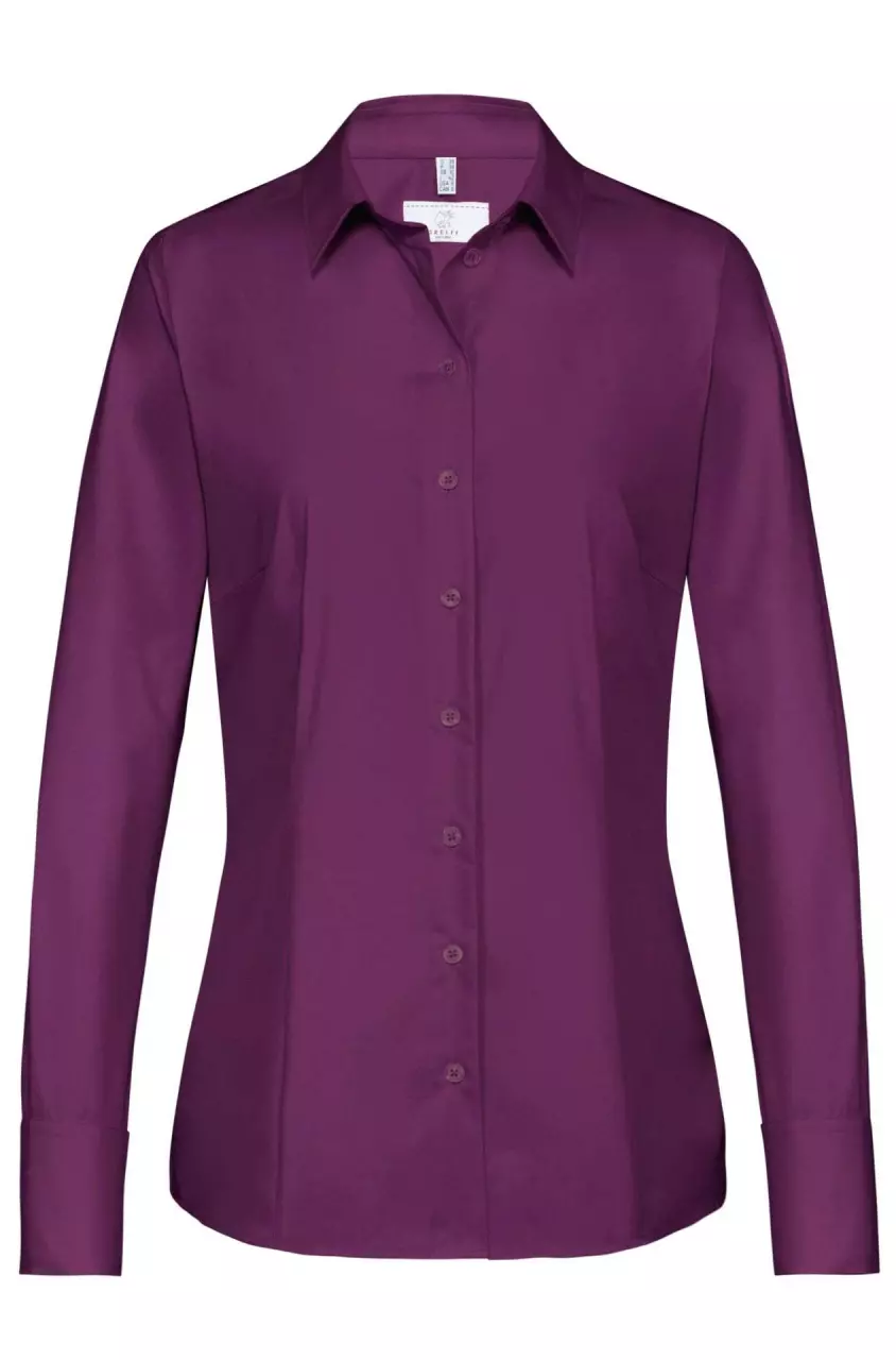GREIFF 6515-1120-60, Berry Women's Blouse Long Sleeve Basic, image 1, gallery thumbnail