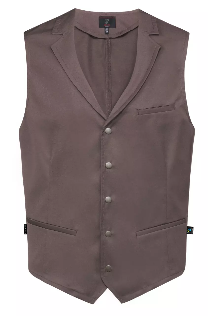 GREIFF 1609-6400-35-2, Taupe Herren-Serviceweste XXL, Größe XXL, image 1, gallery thumbnail