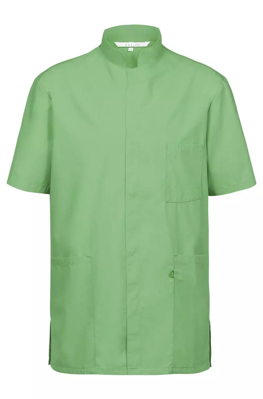 GREIFF 5006-6550-42-3, Lime Green Unisex Scrub Top 4XL, Size 4XL, image 1, gallery thumbnail
