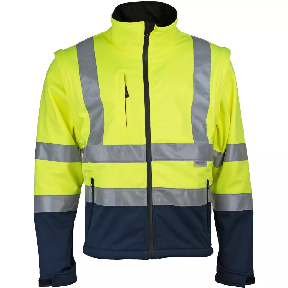 Asatex 8060GB, PREVENT® Trendline softshelljacka med hög synlighet, image 1, gallery thumbnail