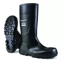 Dunlop 103338-49, NB2HD01 S5 Boot WORK-IT FULL SAFETY Black, Size 49