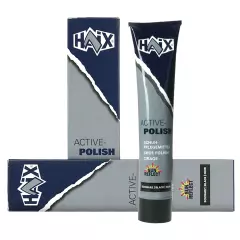 HAIX 860061, Black Shoe Polish 200 ml Care for Smooth Leather Shoes with Membrane