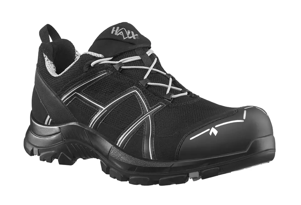 HAIX 861003-13-5-49, BLACK EAGLE Safety 41.1 OW BLACK/SILVER S1P-Sicherheitsschuh, Größe 13.5 / 49, image 1, gallery thumbnail