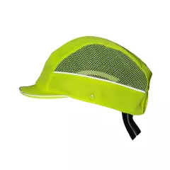 Surflex AIRC05V03STR, AIR STREAM anti-shock cap, Short visor 3 cm, Yellow, Reflective