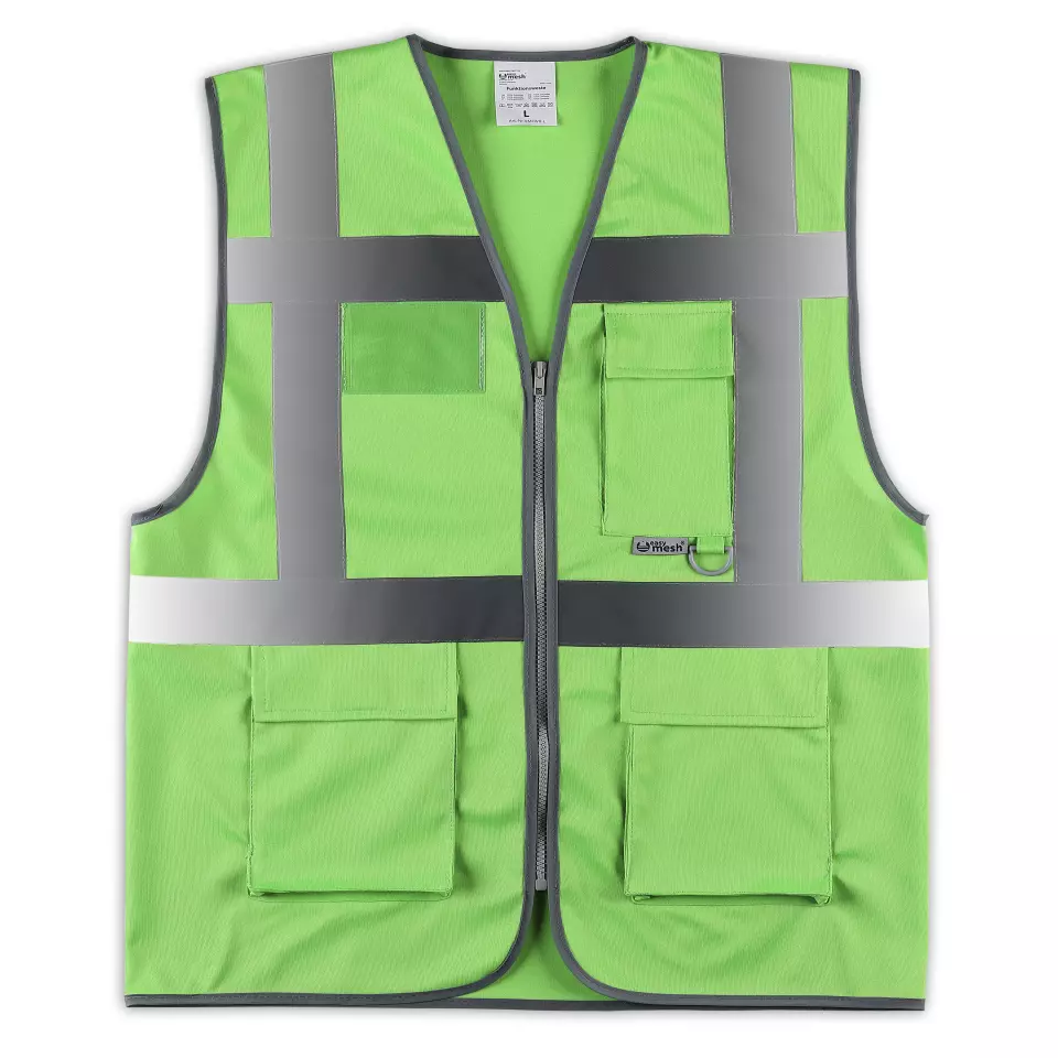easyMesh® EMFWGRU, EasyMesh® Utility Vest with Zipper and Pockets, image 1, gallery thumbnail