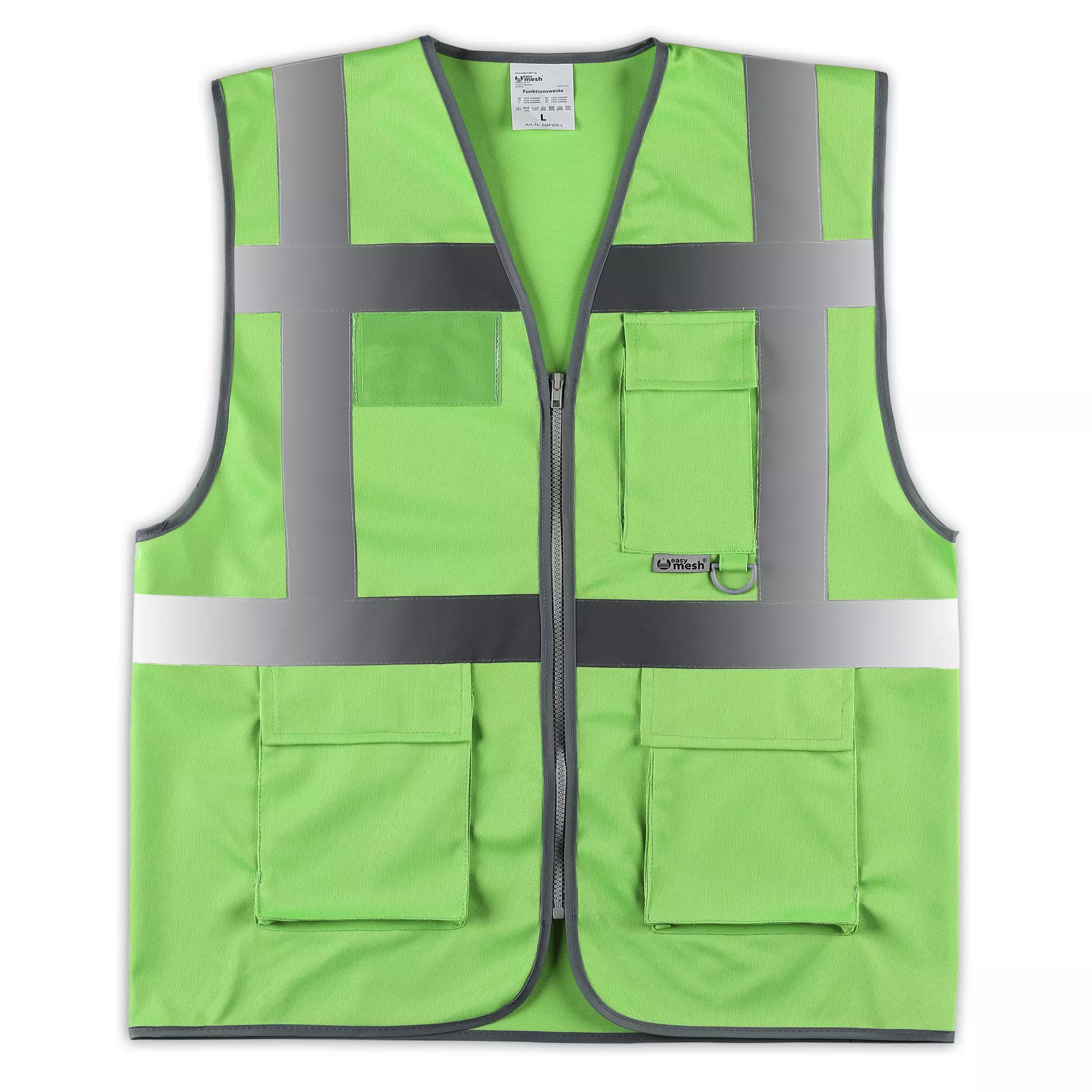 easyMesh® EMFWGRU, EasyMesh® Utility Vest with Zipper and Pockets, image 1