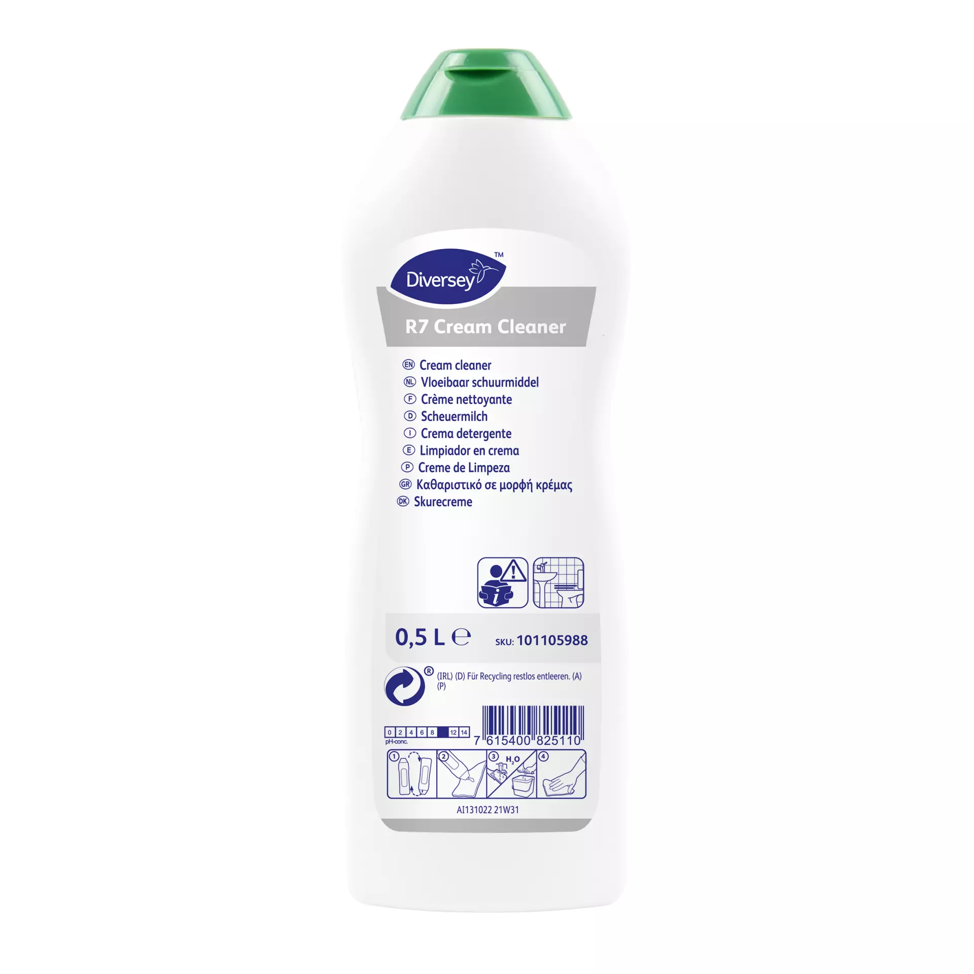 Diversey 101105988, R7 Creme Reiniger 0.5L, image 1