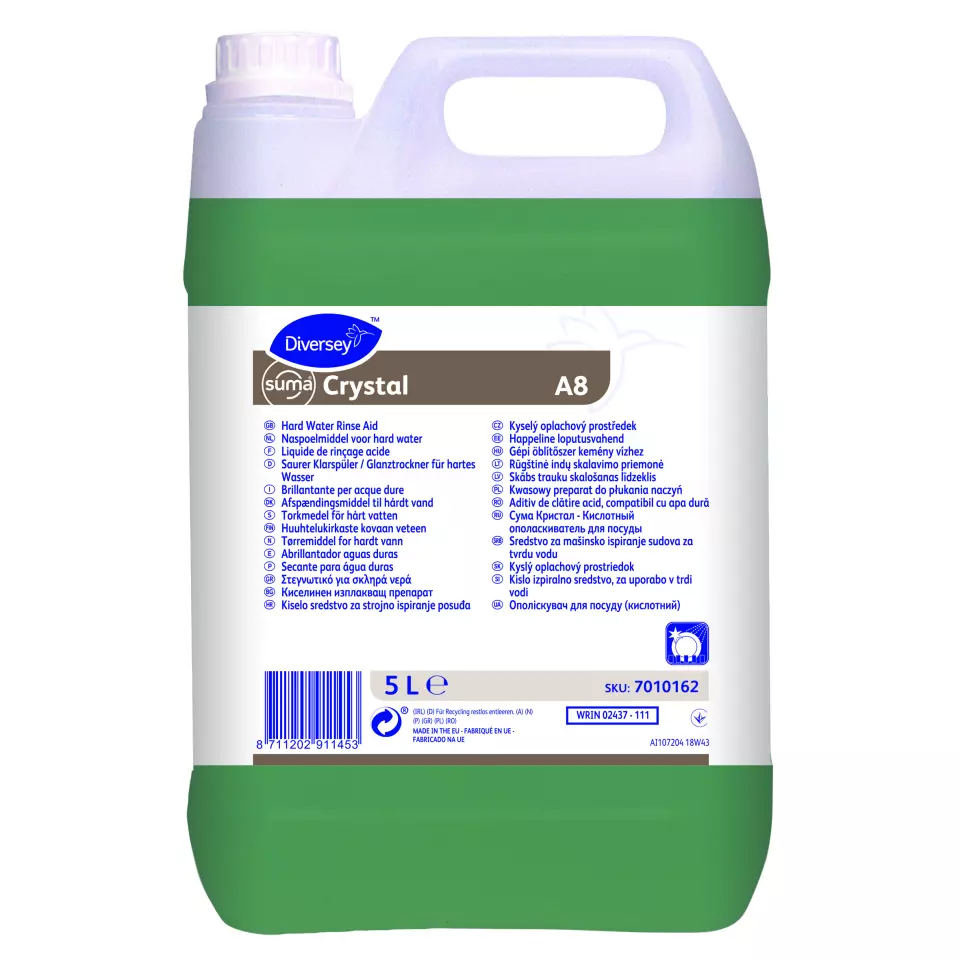 Suma 7010162, Crystal A8 Acidic Rinse Aid 5L, image 1, gallery thumbnail