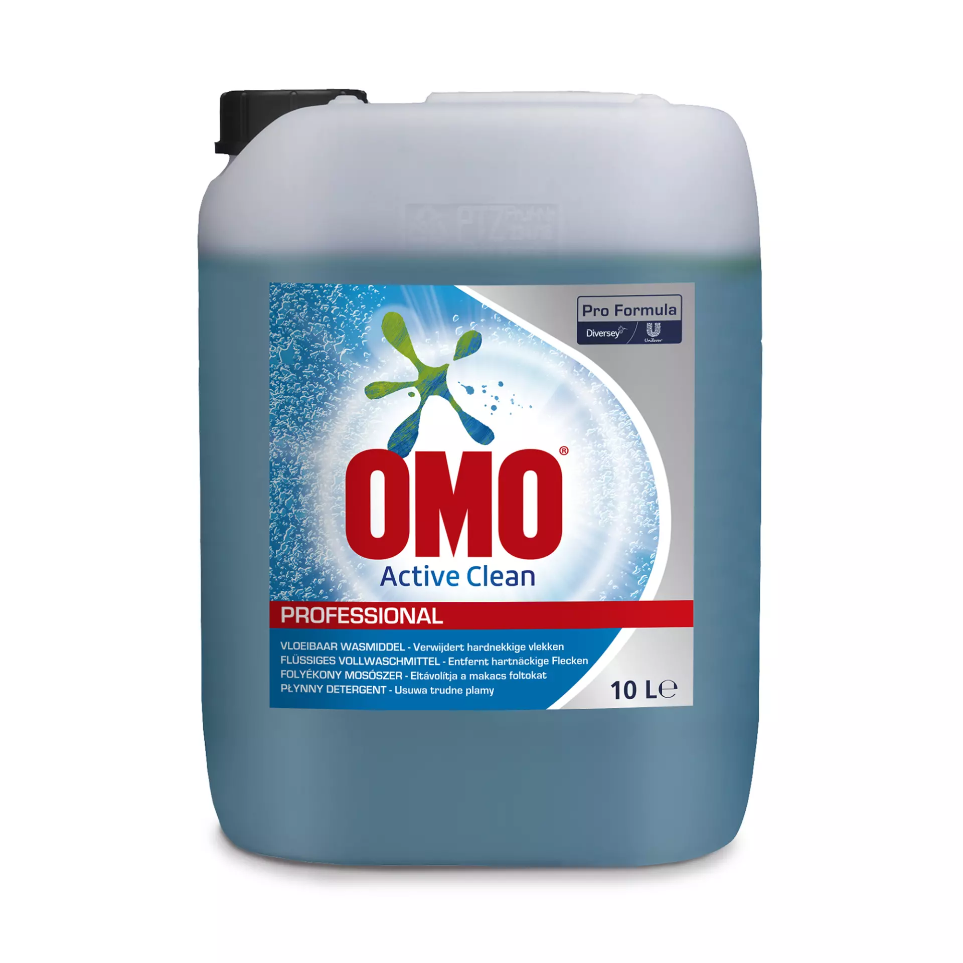 OMO 101105265, Professional Active Clean Heavy-Duty Laundry Detergent with Enhanced Stain Removal Power 10L, image 1