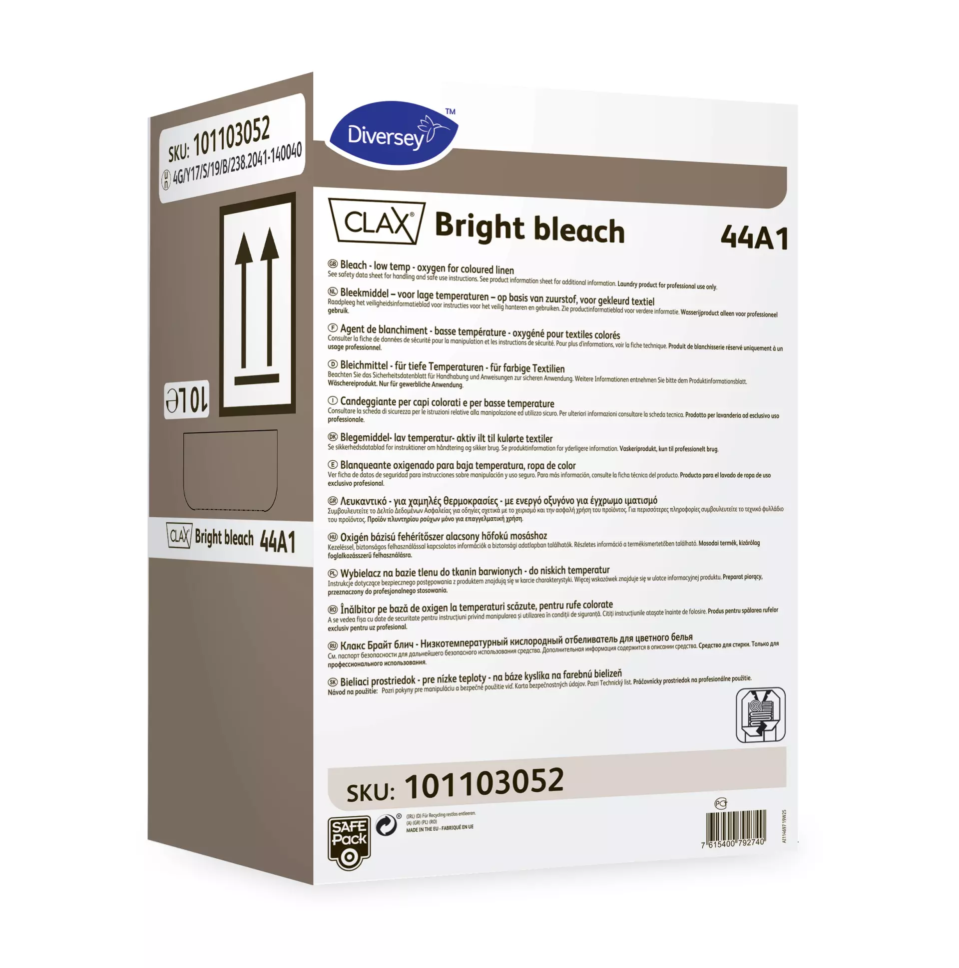 Clax 101103052, Bright Bleach Bleach 10L, image 1