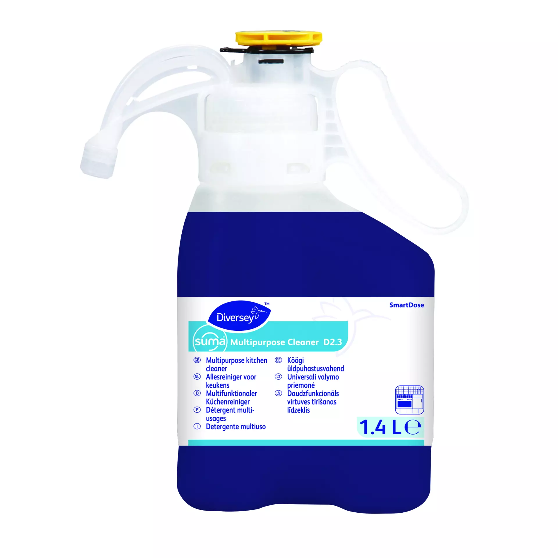 Suma 7517316, MultiPurpose Cleaner D2.3 SmartDose Multipurpose Kitchen Cleaner 1.4L, image 1