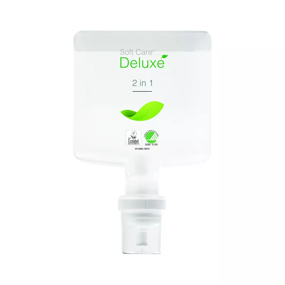 Soft Care 101108663, Deluxe 2 in 1 Öko-zertifiziertes pflegendes Haar- und Bodyshampoo 1.3L, image 1, gallery thumbnail