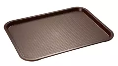 APS 532, Fast Food Tray Polypropylene, 35 x 27cm, Brown