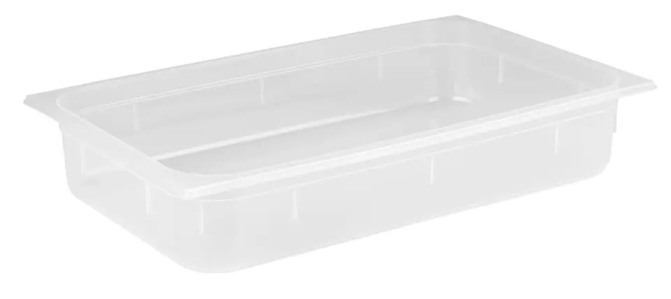 APS 82106, GN 1/1 Container Polypropylene, Depth: 100mm, Transparent, image 1, gallery thumbnail