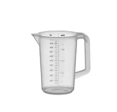 APS 30047, PRO Polypropylene Measuring Jug 1 Litre, Transparent