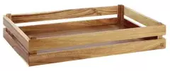 APS 11620, SUPERBOX Puulaatikko 55,5 x 35cm, korkeus: 10,5cm, ruskea