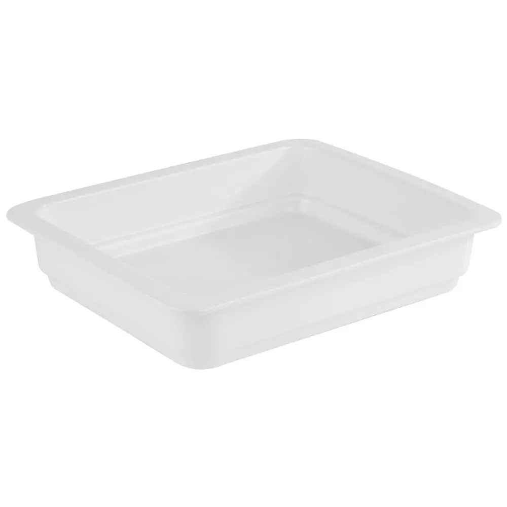 APS 82200, GN 1/2 Porcelain Container Height: 6cm, Silver, image 1
