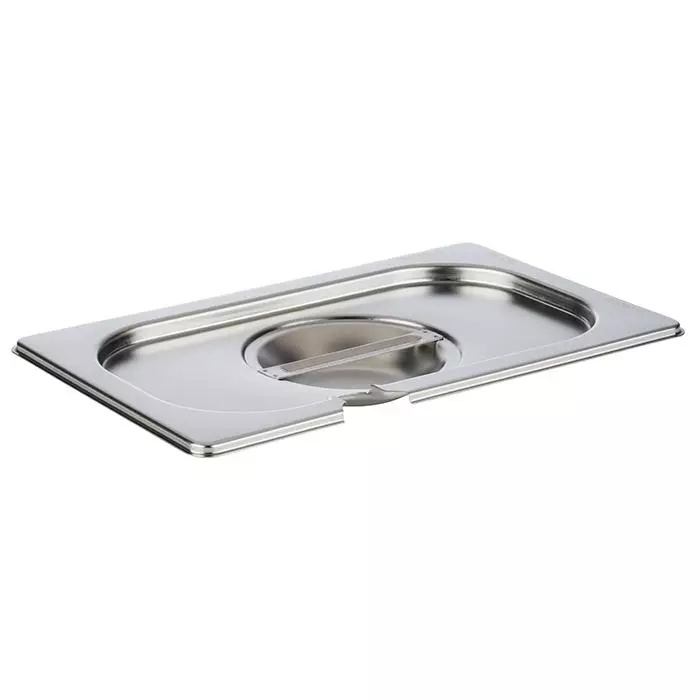 APS 81492, GN 1/4 Stainless Steel Lid 26.5 x 16.2cm, Silver, image 1, gallery thumbnail