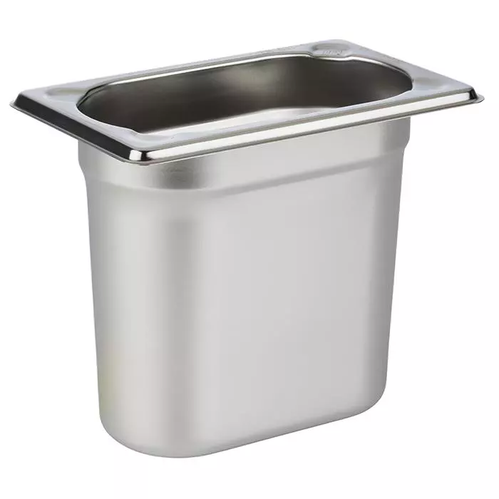 APS 81506, GN 1/9 Container Stainless Steel, 1.5 Liters, Silver, image 1, gallery thumbnail