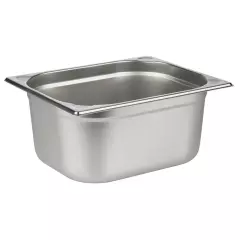 APS 81206, GN 1/2 Container Stainless Steel, 8.75 Liters, Silver