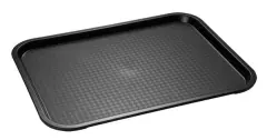 APS 536, Fast Food Tray Polypropylene, 41 x 30.5cm, Black