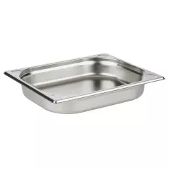 APS 81209, GN 1/2 Container Stainless Steel, 2.8 Liters, Silver