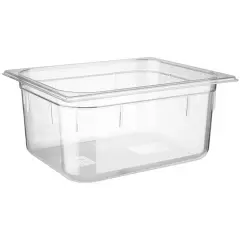 APS 82016, GN 1/2 Polycarbonate Container, Depth: 150mm, Transparent