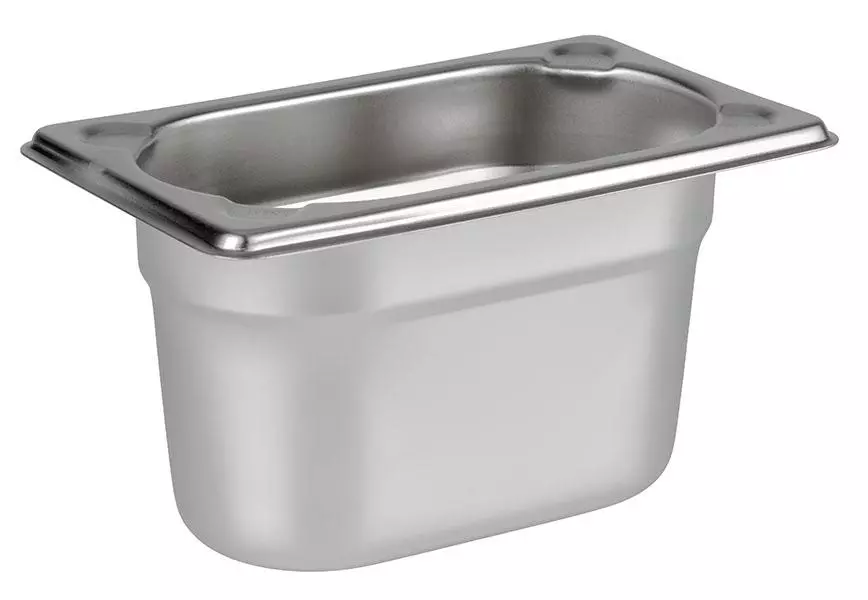 APS 81504, GN 1/9 Container Stainless Steel, 1 Litre, Silver, image 1, gallery thumbnail